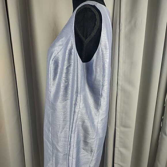 LeSuit Little Light Purple Dress Sleeveless Silk Look Size Plus Size 14W - Picture 2 of 8